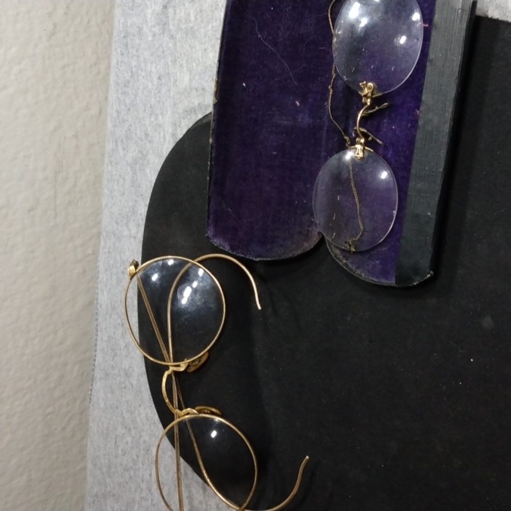 Vintage 12k GF Wire Glasses